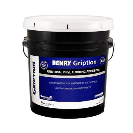 Henry - Gription Universal Vinyl Flooring Adhesive - 15.14 L (4 US gal)