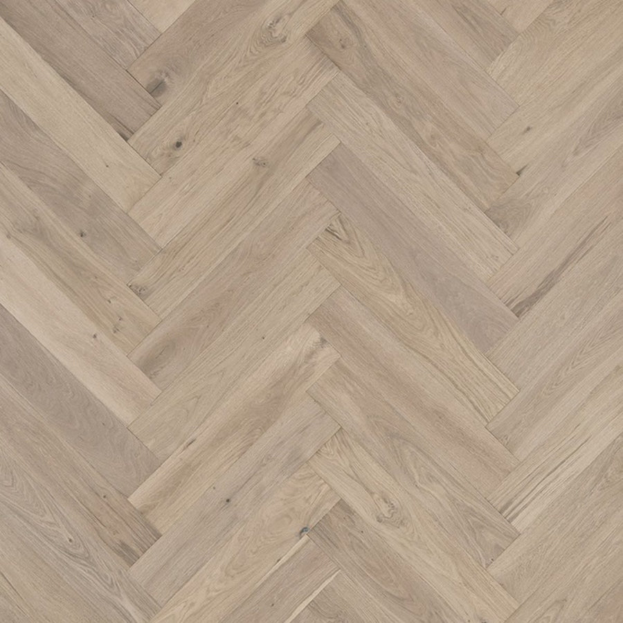 Latitude Park City Herringbone Snowcap engineered hardwood