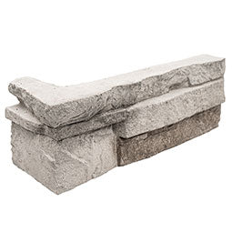 MSI - Terrado® Manufactured Stone Veneers Collection - Knoxville Gray Corners