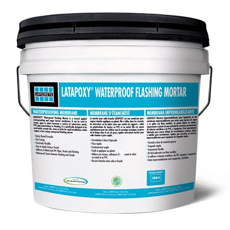 Laticrete - Latapoxy Waterproof Flashing Mortar White Kit - 13.25 L (3.5 US gal)
