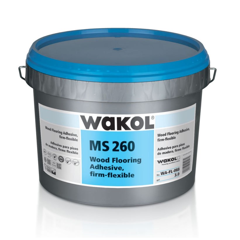 Loba-Wakol - Wood Flooring Adhesive MS 260 - Firm-flexible - 11.36 L (3 US gal)