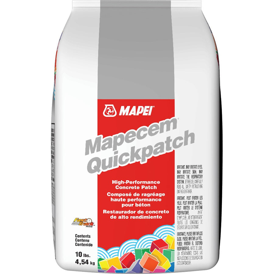 Mapei - Mapecem Quickpatch High-Performance Concrete Patch - 10 lb (4.5 kg) Bag