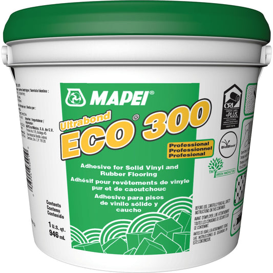 Mapei - Ultrabond ECO 300 Professional Solid Vinyl Flooring Adhesive - 946 mL (1 US qt)