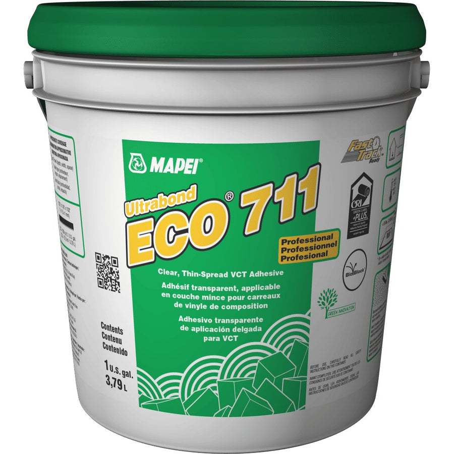 Mapei - Ultrabond ECO 711 Premium Clear Thin-Spread VCT Adhesive - 3.79 L (1 US gal)