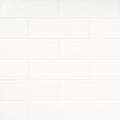 MSI - METRO WHITE  SINGLE BULLNOSE GLOSSY - Tile - 4" x 12"