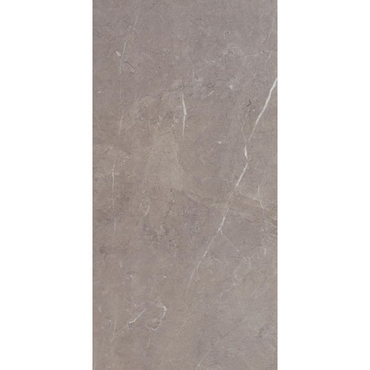 OLYMPIA TILE + STONE - Eterna Series - Porcelain Tile - Medium Grey - 24" x 48"