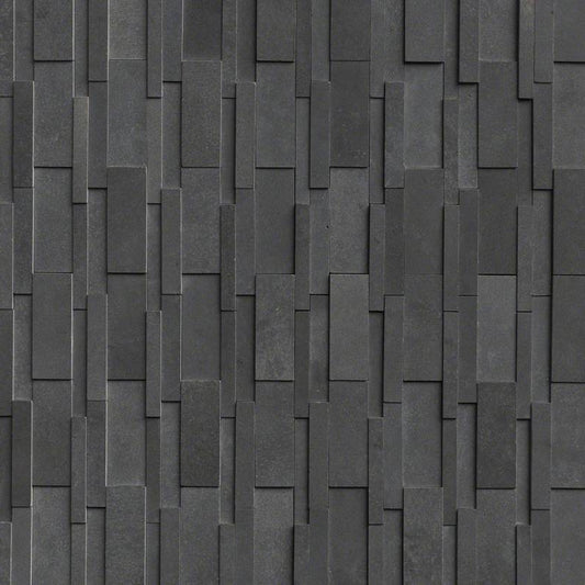 MSI - Mosaics Tile - Basalt Stone - Neptune 3D Interlocking Tile - Honed Finish