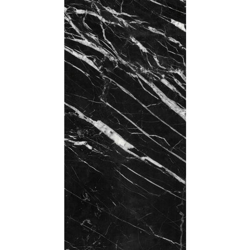 OLYMPIA TILE + STONE - 3D - Tile - D Nero Marquina - 3" x 6"