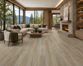 Caledon Artimis Smoky Timber vinyl plank flooring in a living room