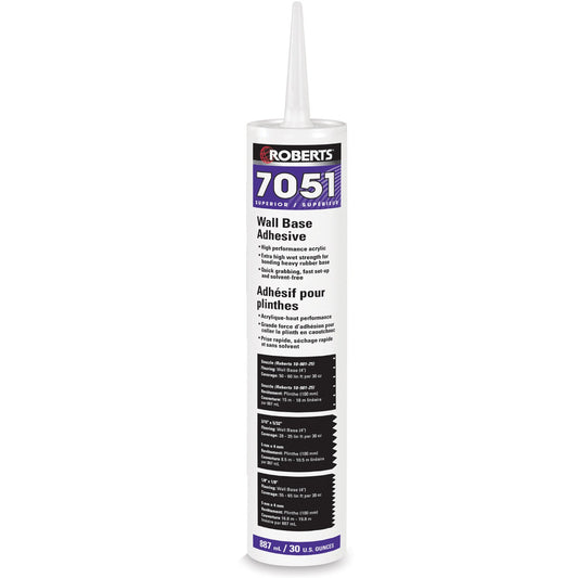 Roberts - 7051 Wall Base Adhesive - 887 mL