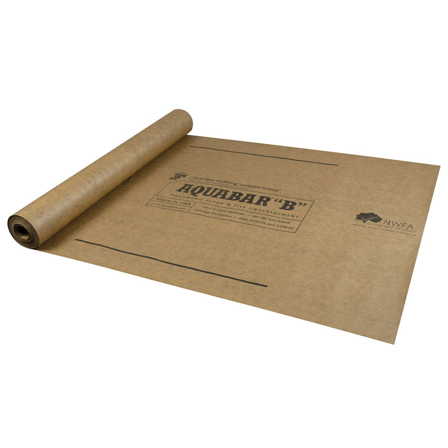 Roberts - Aquabar "B" Hardwood Floor & Tile Underlayment Moisture Vapor Retarder, 7 mil - 36 in x 167 ft Roll (500 sq ft)