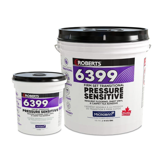 Roberts - Carpet and Vinyl Transitional Pressure Sensitive Adhesive 6399 - 18.93 L (5 US gal)