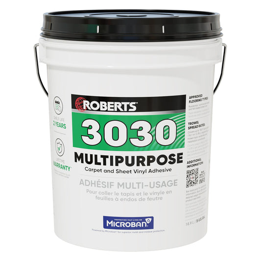 Roberts - Multipurpose Carpet and Sheet Vinyl Adhesive - 18.9 L (5 US gal)