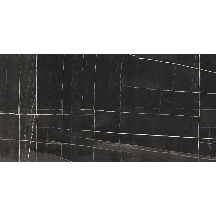 OLYMPIA TILE + STONE - Infinito Series - Porcelain Tile - Sahara Noir - 35" x 35"
