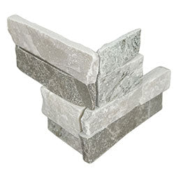 MSI - RockMount™ Stacked Stone M Series Panels -  Sierra Blue Mini Corner - 4.5" x 9"