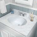 MSI - Porcelain Sinks - Oval 1714 - White