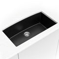 MSI - Stainless Steel Sinks - Single Bowl Sink 3219 - Black Quartz