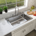 MSI - Stainless Steel Sinks - Single Bowl Sink 3322 - 18G