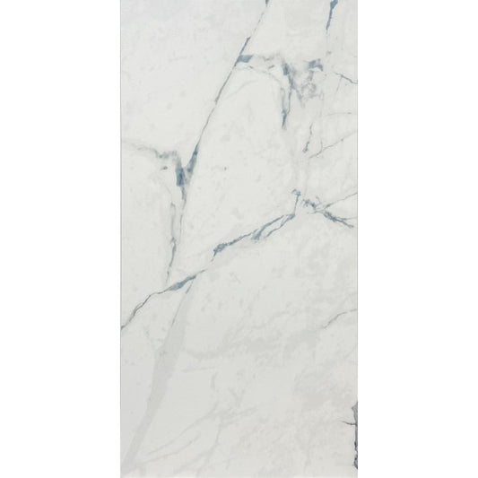 OLYMPIA TILE + STONE - Marmi Alpi Series - Porcelain Tile - Statuario Mare - 24" x 48"