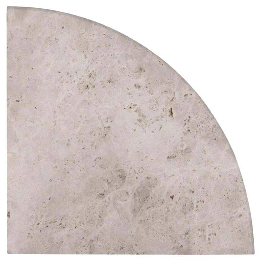 MSI - Tundra Gray - Marble Corner Shelf - 9"