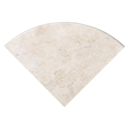 MSI - Tuscany Ivory Radius - Polished Cornershelf - 9"