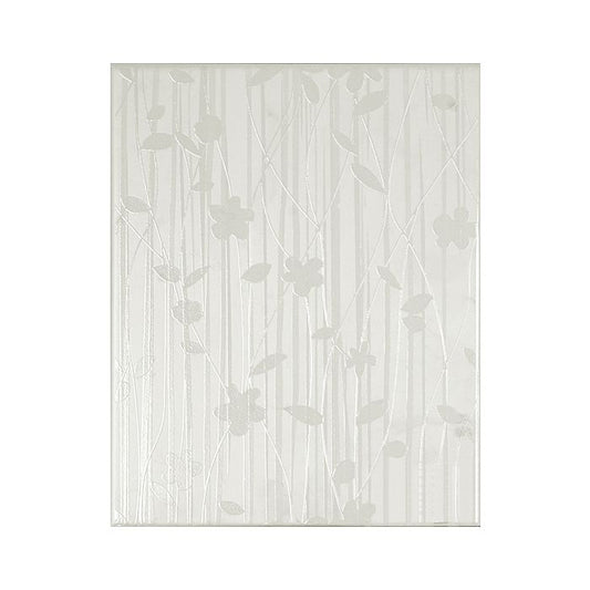 OLYMPIA TILE + STONE - Reflection Series - Glazed Wall Tile - White Decor - 6" x 8"