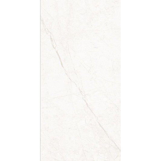 OLYMPIA TILE + STONE - Piasentina Series - Porcelain Tile - White - 12" x 24"