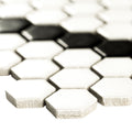 MSI - Domino Collection - White And Black Hive Pattern Matte - 1"