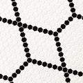 MSI - Domino Collection - White And Black Hive Pattern Matte - 1"