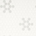 MSI - Domino Collection - White And Gray Mod Petal Pattern Matte - 1"