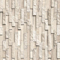 MSI - Stacked Stone Collection - White Quarry Splitface Interlocking - Wall Tile