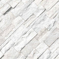 MSI - XL RockMount™ Stacked Stone Panels - Arctic White - 9" x 24"