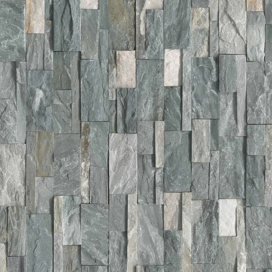 MSI - XL RockMount™ Stacked Stone Panels - Sierra Blue - 9" x 24"