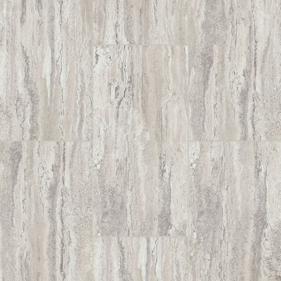 Armstrong Alterna - Kalla Travertine Engineered Tile - Agate Gray