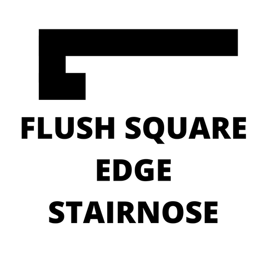 Bisque Square Flush Stairnose
