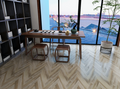 CYRUS FLOORS - Athens Collection - Herringbone - Sandcastle