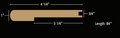 Wickham - Domestic Collection - Hickory - Stair Nose